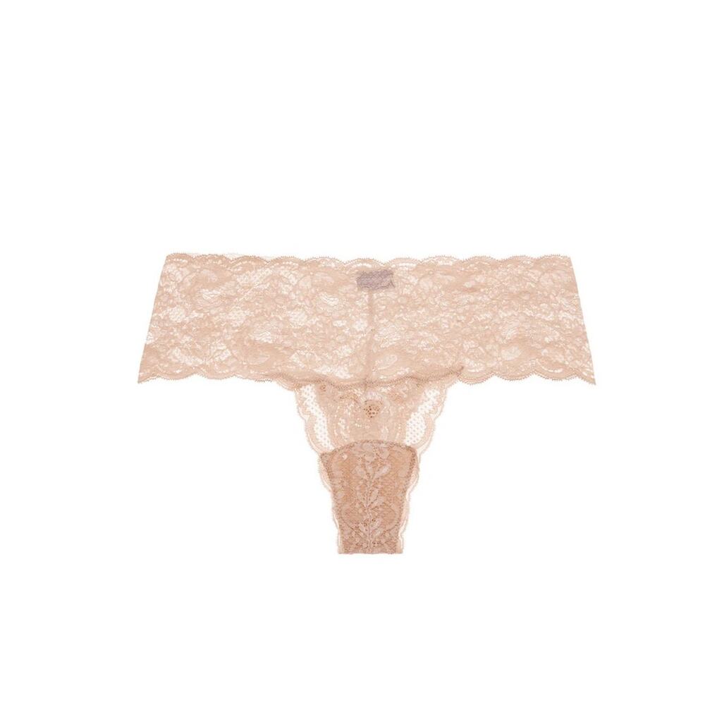 Cosabella Never Say Never Comfie Thong - L/XL (NWOT) - Beige